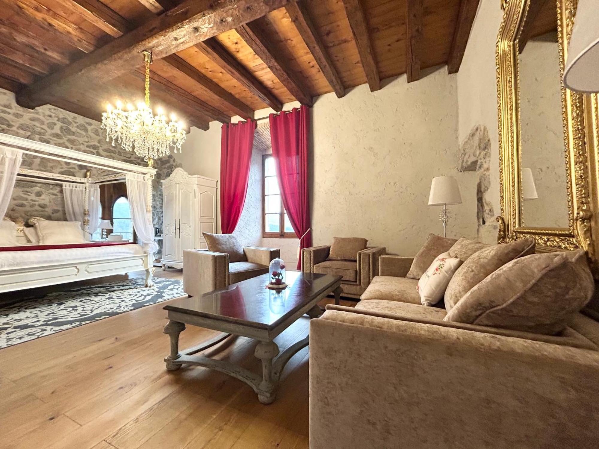 Chateau De La Rive - Suite Prestige - Chambre 2 Personnes Cruet Exteriér fotografie